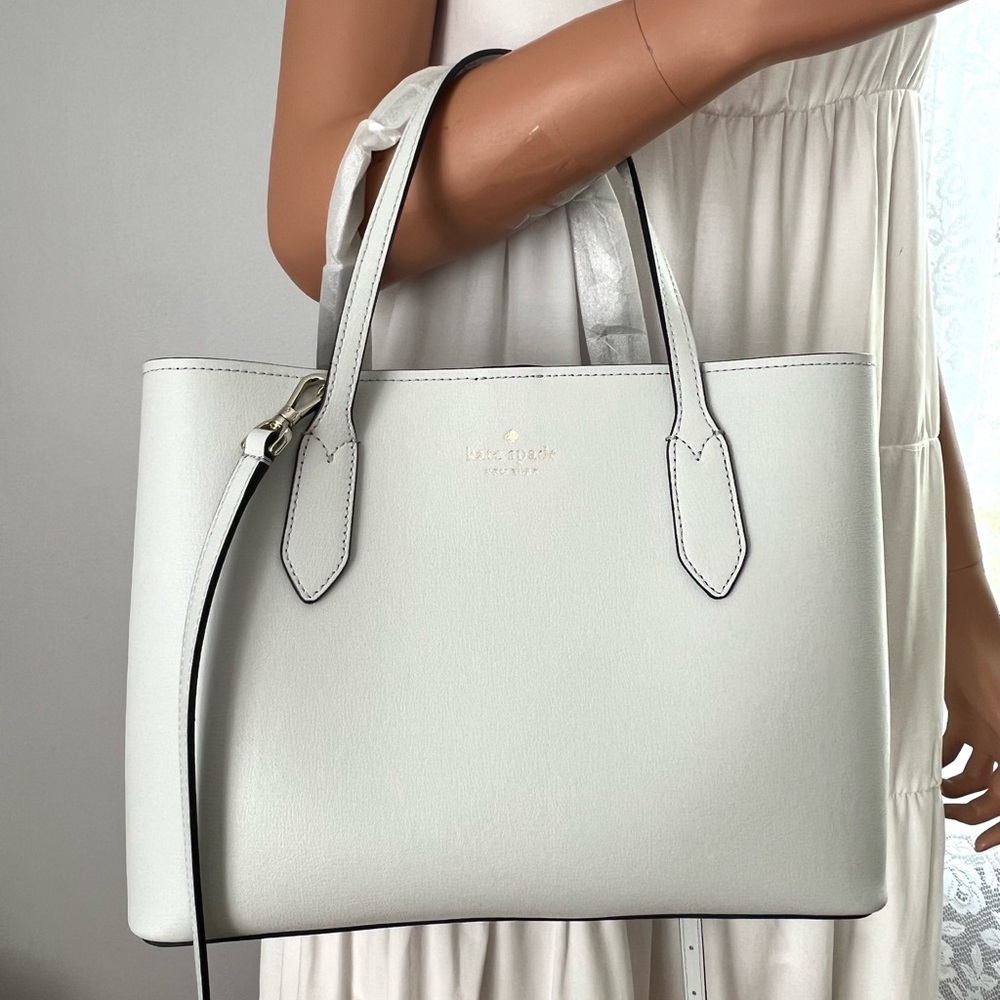 NWT Kate Spade Harper leather satchelel crossbody bag moonlight